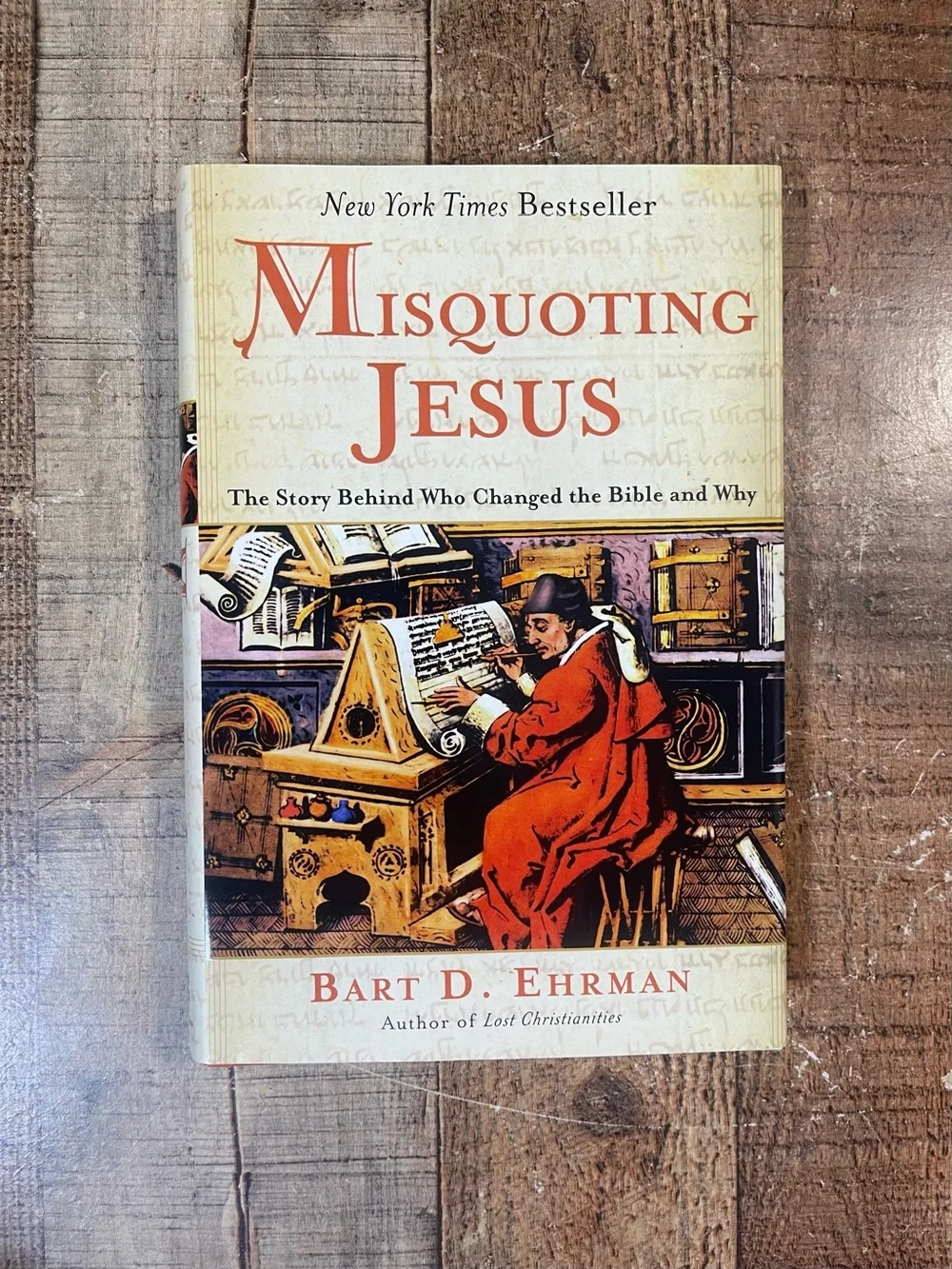 Misquoting Jesus by Bart D. Ehrman Hardcover Book Religion History Nonfiction